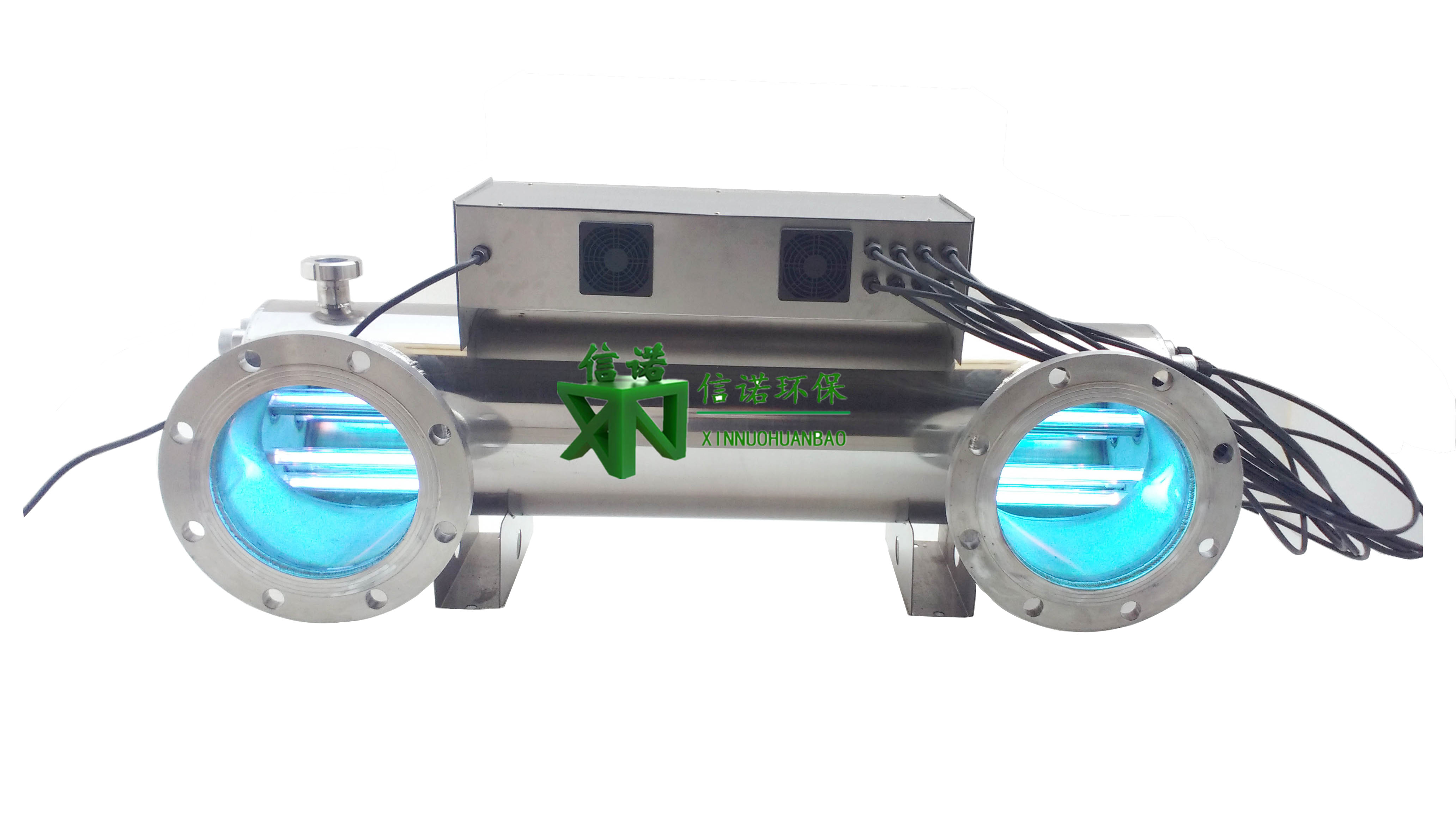 封闭式紫外线消毒器  口径DN150 DN200可选 二次供水 法兰侧开  包邮