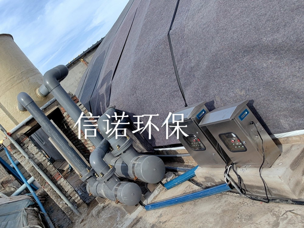 海水养殖耐腐蚀紫外线消毒器安装实例